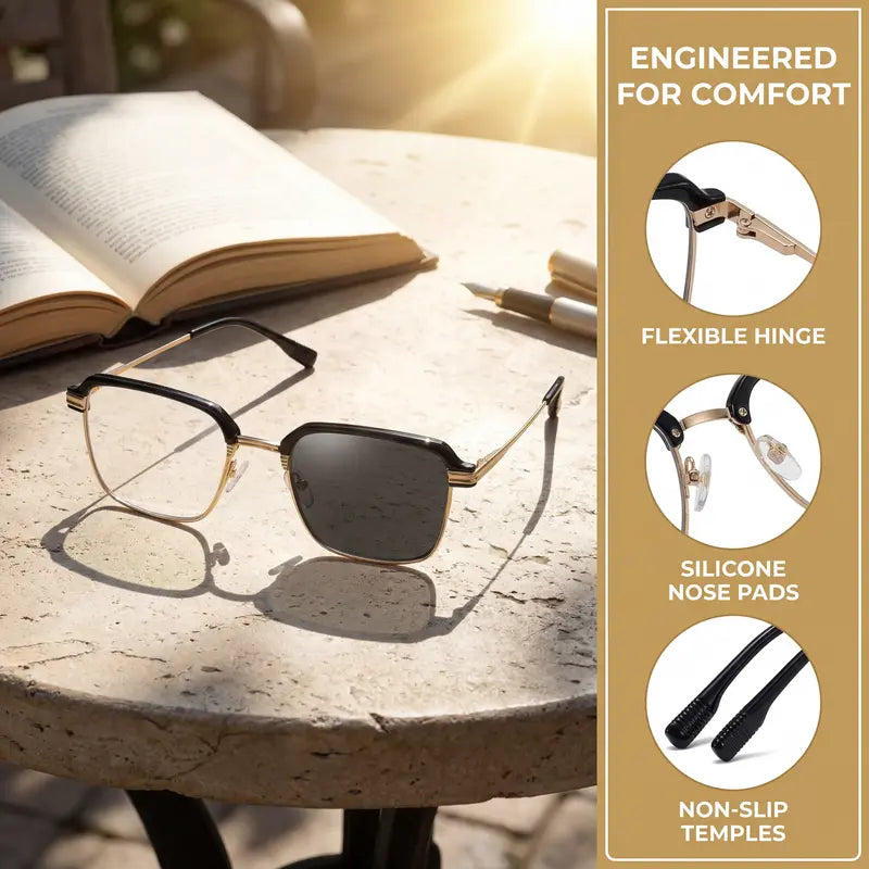 👓 HD Reading Glasses for Men Women, Anti-Blue Light UV Protection, Lightweight Comfortable Eyeglasses for Office Work, Travel & Daily Use👀