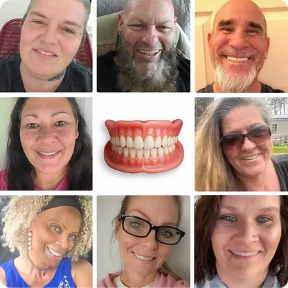 Ends Today: 60% OFF! ⏰pryxo™ Medical Full Denture with Strong Suctiond Custom-Fit Full Functional Dentures🦷Obtain American Dental Association (ADA) Certification