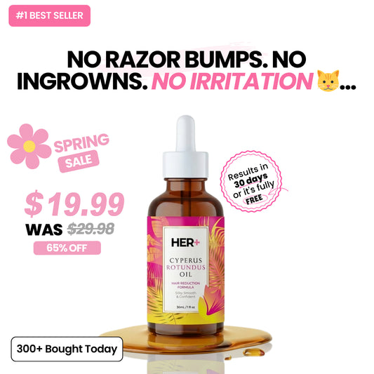 Stop Your Bikini Line, Legs, Chin & Upper Lip Hair from Growing Back, Naturally.