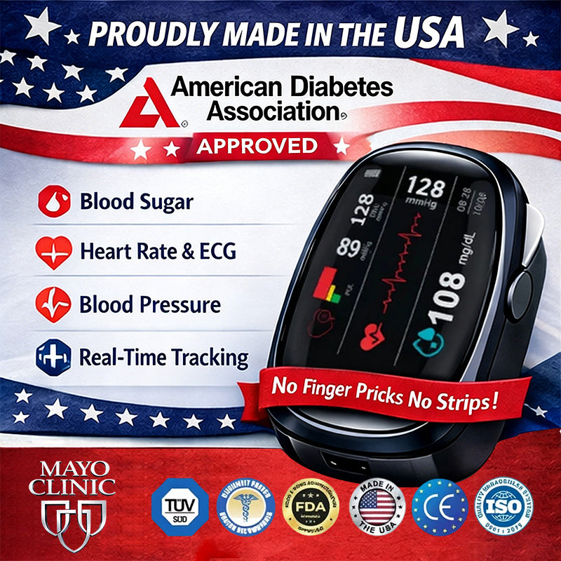 🔥Final 3 Hours : Only Limited Stock Left🏆TIWORLD™ Non-Invasive Blood Glucose Meter 99.9% Accuracy （Mayo Clinic Recommended）