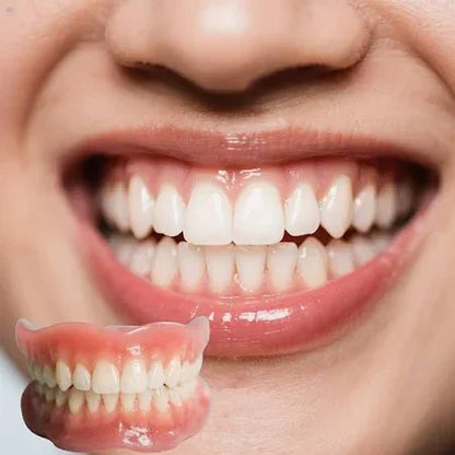Ends Today: 60% OFF! ⏰pryxo™ Medical Full Denture with Strong Suctiond Custom-Fit Full Functional Dentures🦷Obtain American Dental Association (ADA) Certification