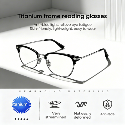 👓 HD Reading Glasses for Men Women, Anti-Blue Light UV Protection, Lightweight Comfortable Eyeglasses for Office Work, Travel & Daily Use👀