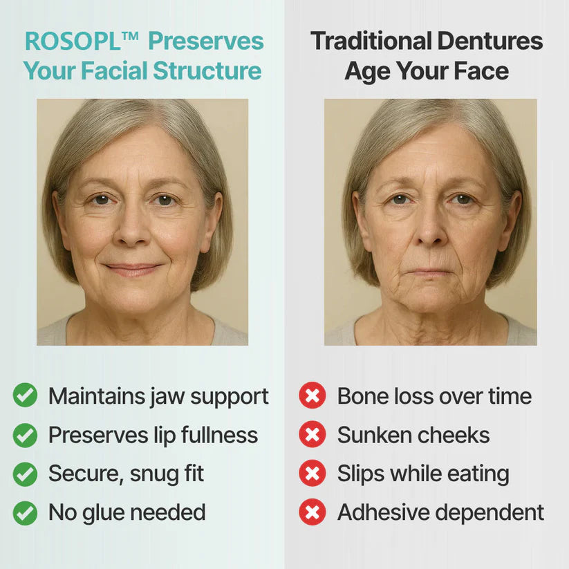 Ends Today: 60% OFF! ⏰pryxo™ Medical Full Denture with Strong Suctiond Custom-Fit Full Functional Dentures🦷Obtain American Dental Association (ADA) Certification