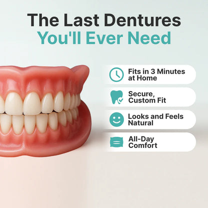 Ends Today: 60% OFF! ⏰pryxo™ Medical Full Denture with Strong Suctiond Custom-Fit Full Functional Dentures🦷Obtain American Dental Association (ADA) Certification