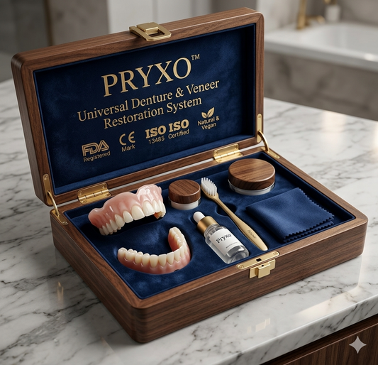 Ends Today: 60% OFF! ⏰pryxo™ Medical Full Denture with Strong Suctiond Custom-Fit Full Functional Dentures🦷Obtain American Dental Association (ADA) Certification