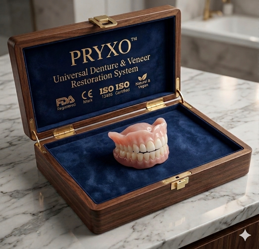 Ends Today: 60% OFF! ⏰pryxo™ Medical Full Denture with Strong Suctiond Custom-Fit Full Functional Dentures🦷Obtain American Dental Association (ADA) Certification