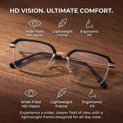 👓 HD Reading Glasses for Men Women, Anti-Blue Light UV Protection, Lightweight Comfortable Eyeglasses for Office Work, Travel & Daily Use👀