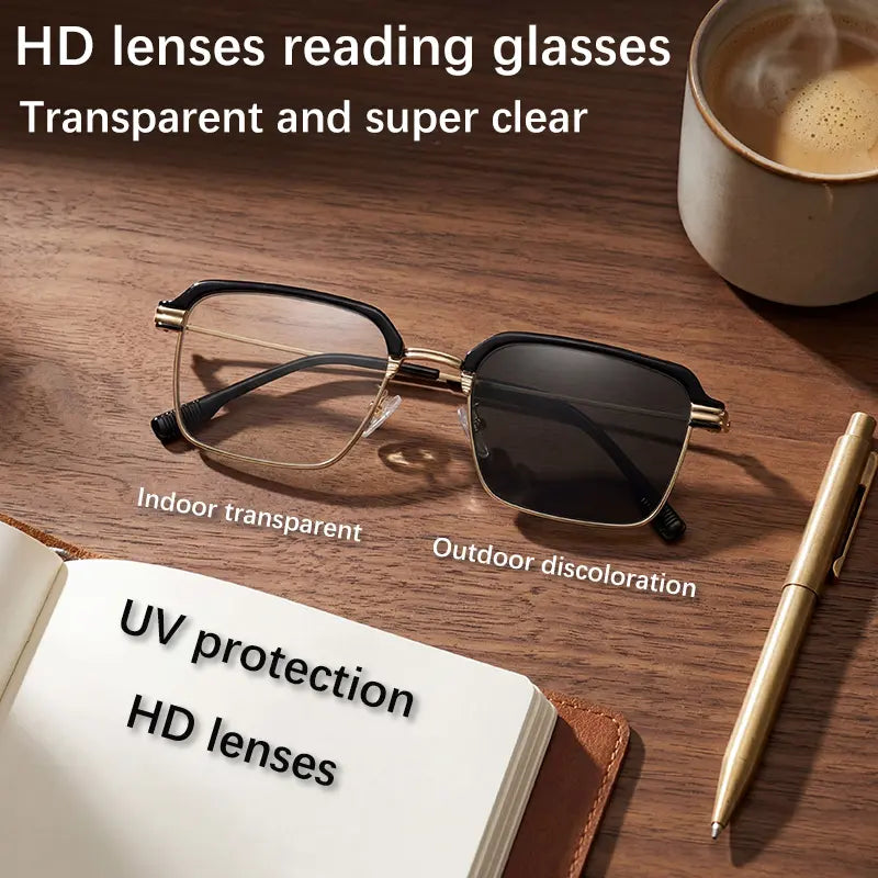 👓 HD Reading Glasses for Men Women, Anti-Blue Light UV Protection, Lightweight Comfortable Eyeglasses for Office Work, Travel & Daily Use👀